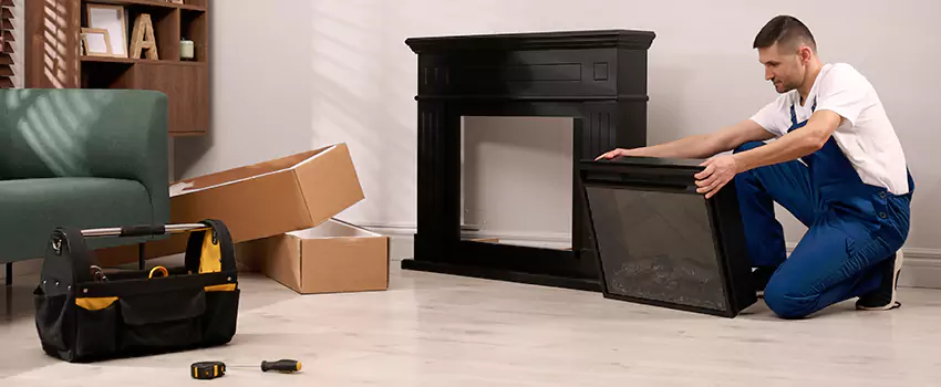 Old Rusted Metal Fireplace Repair And Replacement in Lake Havasu City, AZ